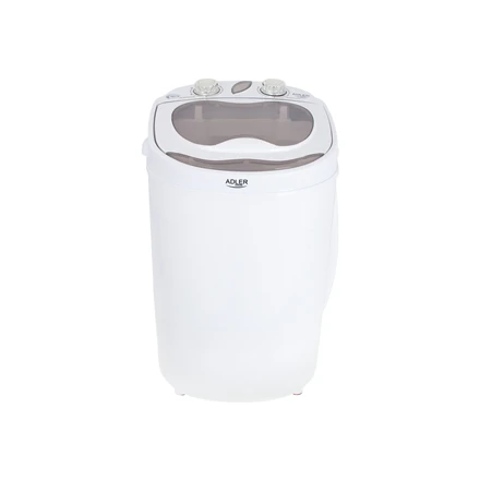 Skalbimo mašina Adler Mini washing machine AD 8055 Top loading, Skalbimo talpa 3kg, Gylis 37 cm, Plotis 36 cm, Baltas