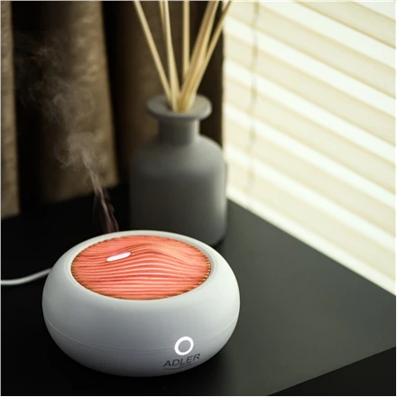 Drėkintuvas Adler | USB ultragarsinis aromato difuzorius 3in1 | AD 7969 | Ultragarsinis | Tinka kambariams iki 25 m² | Baltas