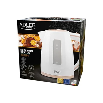Adler | Virdulys | 1264 m. AD | Standartinis | 2200 W | 1,7 l | Plastikas | 360° sukamasis pagrindas | Baltas