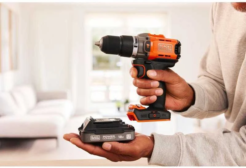Akumuliatorinis gręžtuvas Black&Decker BCD383D1XK-QW | 18 V | 2.0 Ah aprašymas - Prekės nuotrauka