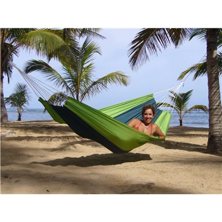 Amazonas Silk Traveller forest (žalias-žalias) Travel Hammock, 220x140 cm, 150 kg