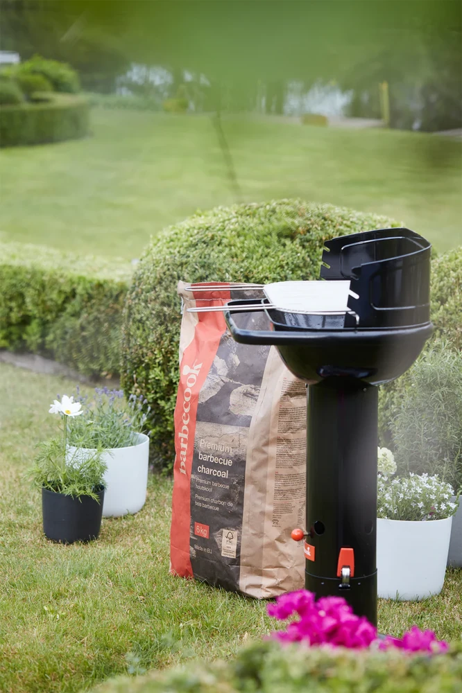 Anglinė lauko kepsninė Barbecook Loewy 55 SST 59.8 x 35.4 x 101 cm | BC-CHA-1009 | Juoda