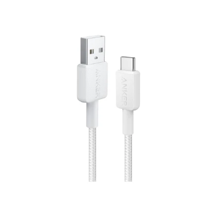 Anker | 322 nailono kabelis, Baltas | A81H5G21 | USB-A į USB-C