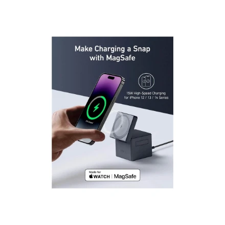 Anker Magnetic Wireless 3-in-1 kubas su MagSafe (15W) | Y1811G11