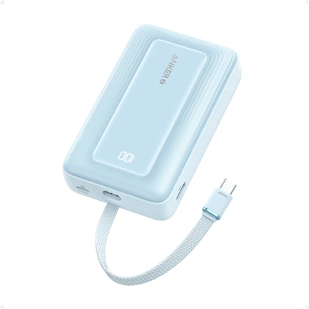 Anker | Išorinė baterija su integruotu USB-C laidu | A1689H11 | 20000 mAh | 30 W išvestis | Juodas