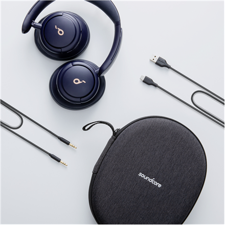 Belaidės ausinės Anker SoundCore Life Q30, Mėlynos spalvos