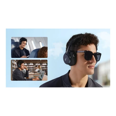 Ausinės Anker Soundcore Space One, Juodos