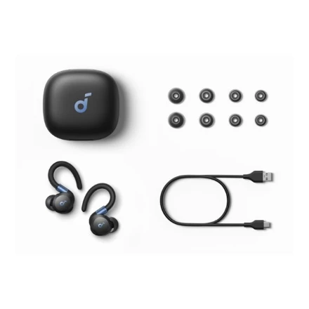 Anker Soundcore Sport X20 komplektas su priedais