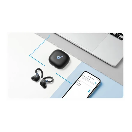 Ausinės Anker Soundcore Sport X20, Juodos spalvos