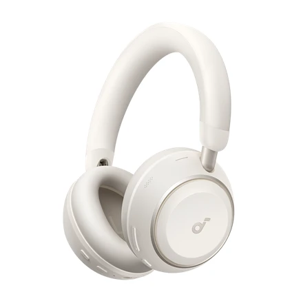 Anker Soundcore | Foldable Ausinės | Space 2 | Bluetooth | Over-ear | Mikrofonas | Baltas | Noise reduction | Belaidės
