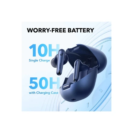 Belaidės ausinės Anker Soundcore Liberty 4 NC, Tamsiai mėlynos