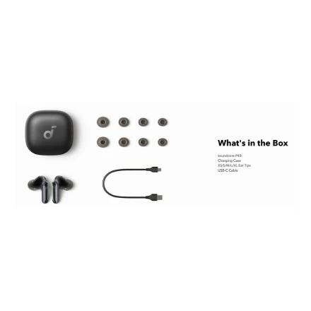 Ausinės Anker Soundcore P40i, Juodos