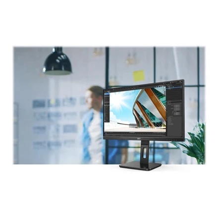 AOC Q27P2Q 27 colių QHD monitorius USB VGA DVI HDMI