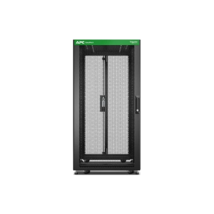 APC EASY RACK 600MM/24U/1000MM, SU STOGU,ŠONINIU PLOKŠTU,RATURIAIS,KOJĖJAIS IR 4 KRONKLIAIS, BE APAČIO, Juodas