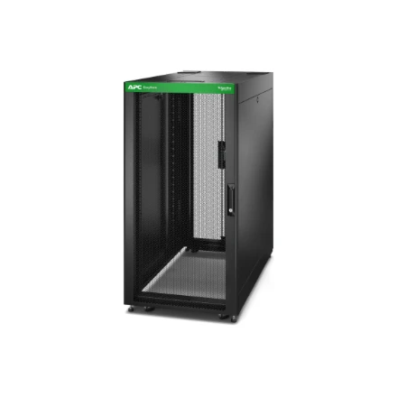 APC EASY RACK 600MM/24U/1000MM, SU STOGU,ŠONINIU PLOKŠTU,RATURIAIS,KOJĖJAIS IR 4 KRONKLIAIS, BE APAČIO, Juodas