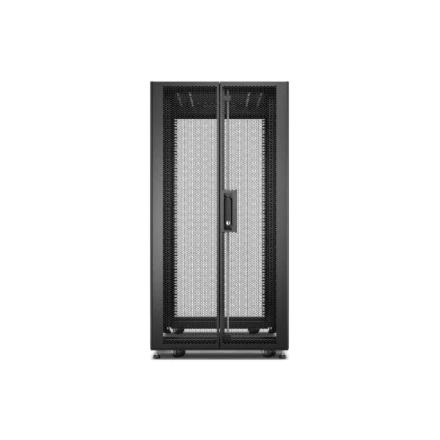 APC EASY RACK 600MM/24U/1000MM, SU STOGU,ŠONINIU PLOKŠTU,RATURIAIS,KOJĖJAIS IR 4 KRONKLIAIS, BE APAČIO, Juodas