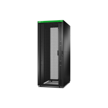Schneider Electric Apc Easy Rack 800mm/42U/1200mm su stogu, šoniniu skydeliu, ratukais, kojomis ir 4 laikikliais, be dugno, juodas