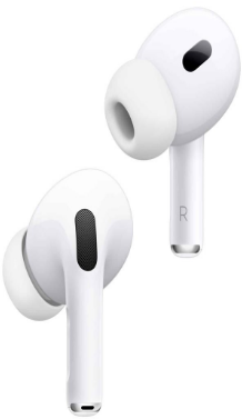 Ausinės Apple AirPods Pro (2 kartos) su "MagSafe" dėklu (USB-C), baltos spalvos