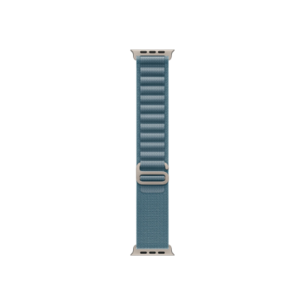 Apple 49mm Light Mėlyna Alpine Loop - Small - Natural Titanium Finish