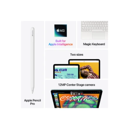 Apple iPad Air 11" Apple M3 Wi-Fi + Cellular 512GB - Blue - MCG54HC/A