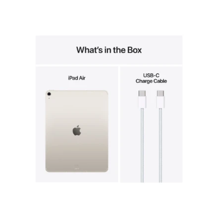 Apple iPad Air 13" Apple M3 Wi-Fi + Cellular 512GB - Starlight - MCJC4HC/A