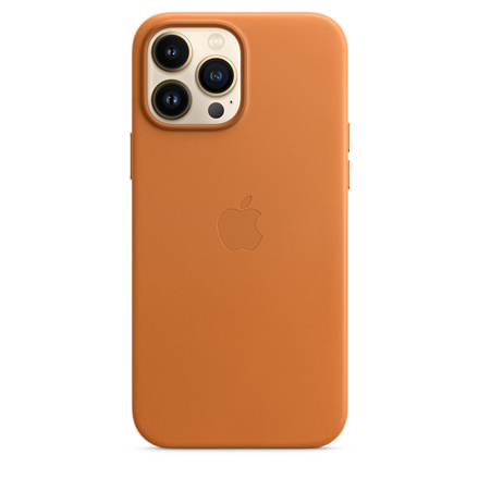 Apple iPhone 13 Pro Max Odinis dėklas su MagSafe, Rudas (Golden Brown)
