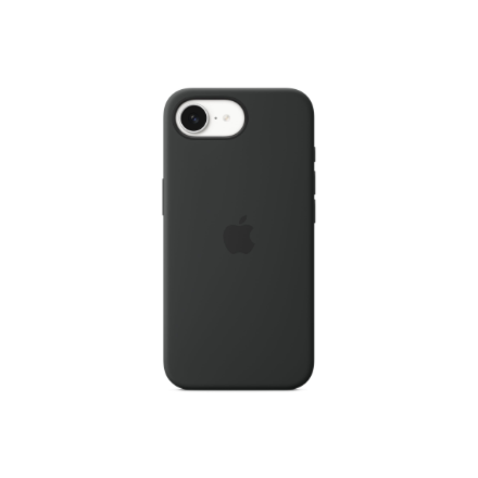 Apple iPhone 16e Silikoninis dėklas – Juodas