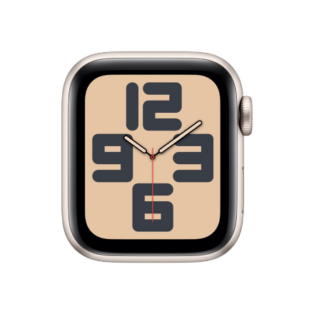 Išmanusis laikrodis Apple Watch SE GPS 40mm Starlight Aliuminio dėklas su Starlight Sport Band - S/M