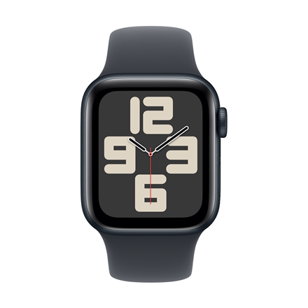 Išmanusis laikrodis Apple Watch SE GPS + Cellular 40mm Midnight Aliuminio dėklas su Midnight Sport Band - S/M