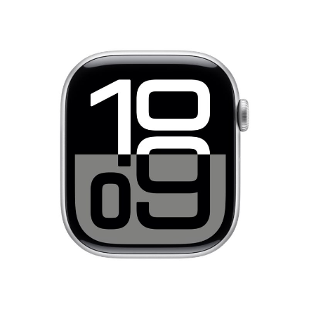 Išmanusis laikrodis Apple Watch Series 10 GPS 46mm Sidabrinis Aliuminio Case with Denim Sport Band - M/L