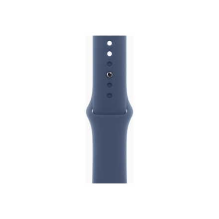 Išmanusis laikrodis Apple Watch Series 10 GPS + Cellular 42mm Sidabrinis aliuminio dėklas su Denim Sport Band - S/M