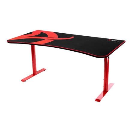 Žaidimų stalas Arozzi Arena Gaming Desk, Reguliuojamo aukščio 710-810mm, Raudonas