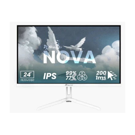 Monitorius Arozzi | Nova | 24 " | IPS | QHD | 16:9 | 200 Hz | 1 ms | 2560 x 1440 pikselių | 300 cd/m² | HDMI jungtys quantity 2 | Forest Žalias