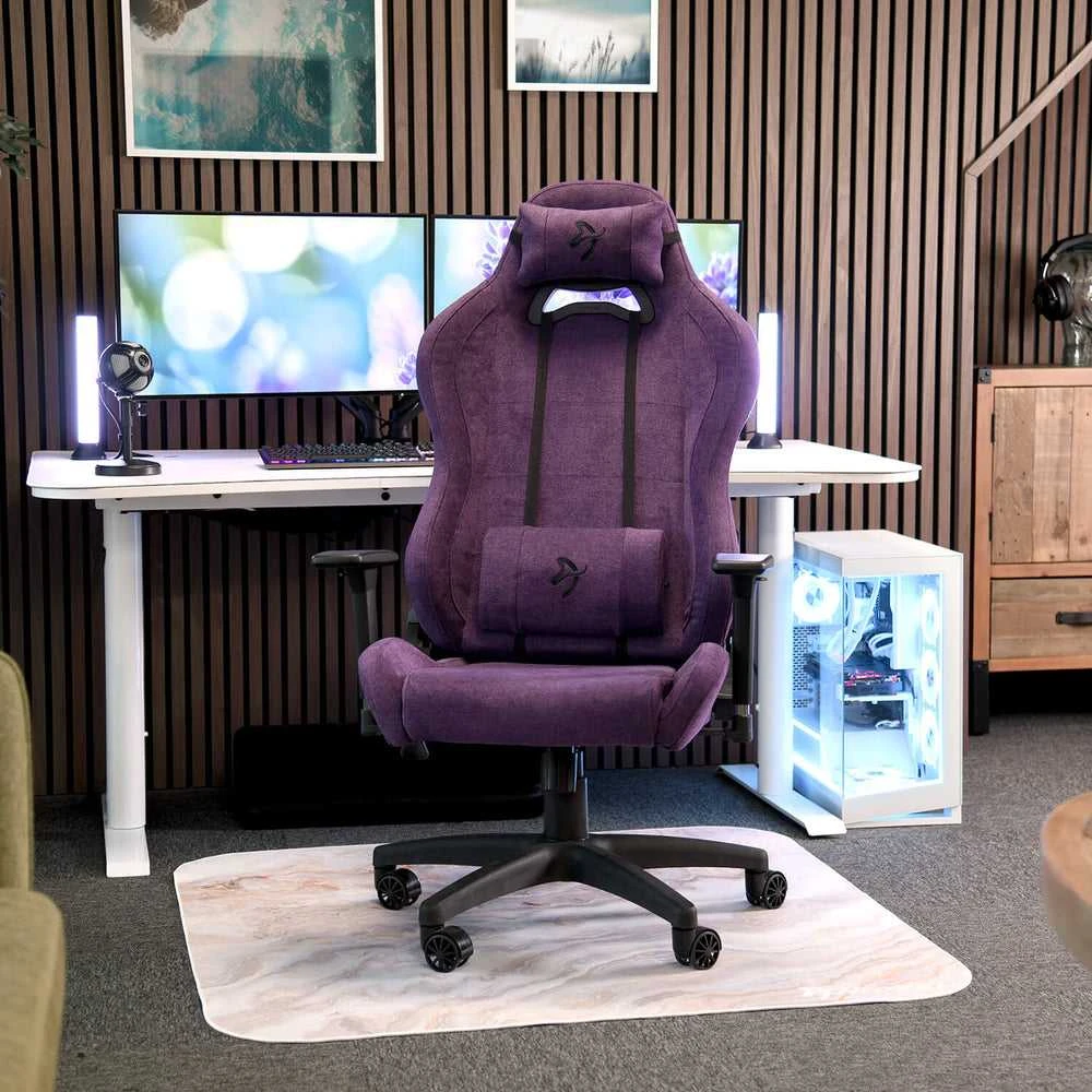Arozzi TORRETTA žaidimų kėdė Soft Fabric | Violetinės spalvos