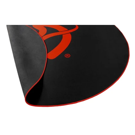 Žaidimų kėdės kilimėlis Arozzi Zona Floor Pad, Juodas su raudonu logo