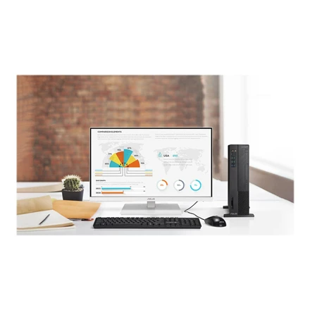 ASUS Eye Care VA24EQSB-W 24 colių FHD monitorius be rėmelio Ergo be mirgėjimo Mėlyna Light A-Sync 75Hz 16:9 IPS 1920x1080 DP HDMI D-Sub USB