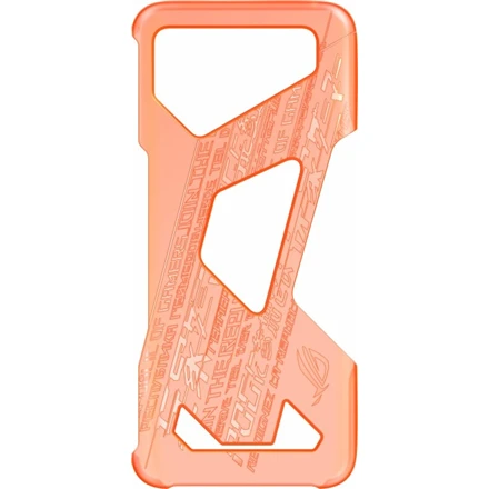 Dėklas Asus Rog Neon Aero Case ZS661KS Pusiau skaidrus su oranžiniu