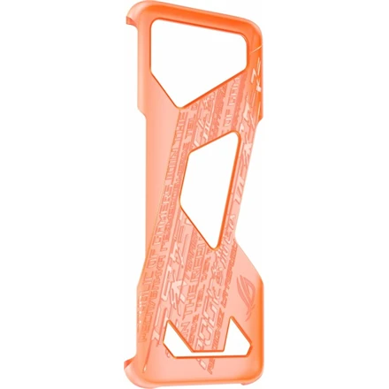 Dėklas Asus Rog Neon Aero Case ZS661KS Pusiau skaidrus su oranžiniu