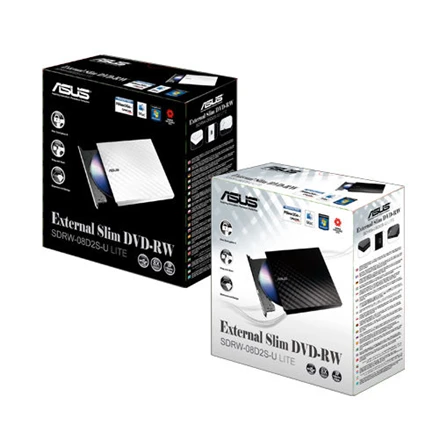 Asus | SDRW-08D2S-U Lite | Sąsaja USB 2.0 | DVD±RW | CD skaitymo greitis 24 x | CD įrašymo greitis 24 x | Baltas | Stalinis kompiuteris / Nešiojamasis kompiuteris