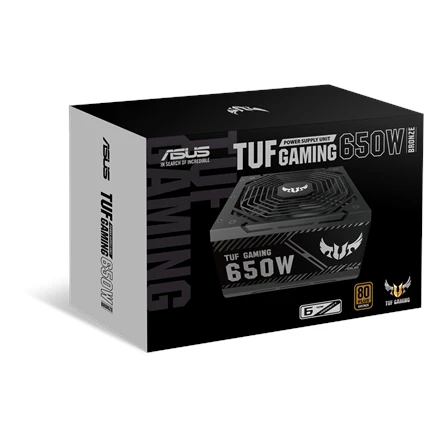 PC maitinimo blokas ASUS 650 Watts Efficiency 80 PLUS BRONZE TUF-GAMING-650B