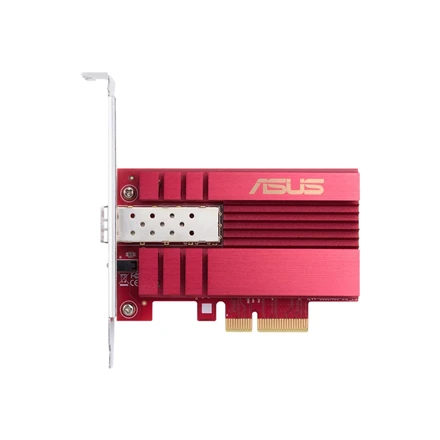 Asus | XG-C100F 10G PCIe tinklo adapteris; SFP+ prievadas, skirtas optinio pluošto perdavimui ir DAC kabeliui | 10/100/1000/10000 Mbit/s