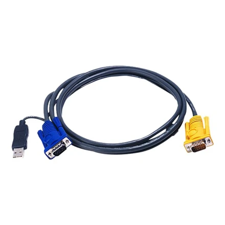 ATEN 2L-5203UP ATEN KVM kabelis (HD15-SVGA, USB, USB) - 3 m