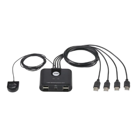 Šakotuvas ATEN US424-AT ATEN US424-AT 4 prievadų USB periferinio bendrinimo įrenginys