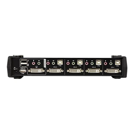 Aten 4-port USB DVI Dual Link/Audio KVMP jungiklis | Aten | 4 prievadų USB DVI dviejų jungčių / garso KVMP™ jungiklis