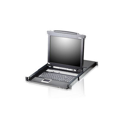 ATEN CL5708N-ATA-AG ATEN KVM 8 prievadų LCD 19 + baidarių lenta + jutiklinė plokštė USB-PS/2