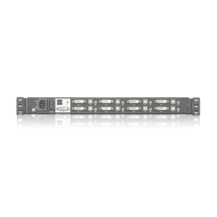 Aten CL6708MW 8 prievadų USB DVI vieno bėgio plačiaekranis LCD KVM jungiklis | Aten | KVM per IP jungiklis su Daisy-Chain prievadu ir USB periferiniu palaikymu | CL6708MW