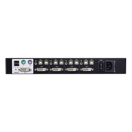 Aten | 4 prievadų USB DVI saugus KVM komutatorius (suderinamas su PSS PP v3.0) | CS1184D