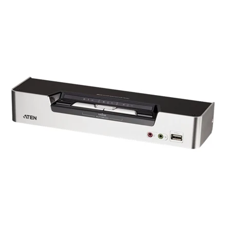 ATEN CS1642A-AT-G ATEN CS1642A 2 prievadų DVI dvigubo vaizdo USB 2.0 KVMP jungiklis, 2.1 erdvinis garsas
