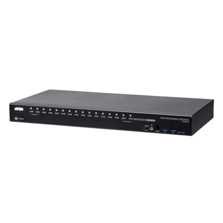 „Aten CS19216“ 16 prievadų USB 3.0 „DisplayPort KVMP“ komutatorius | „Aten“ | 16 prievadų USB 3.0 „DisplayPort KVMP“ komutatorius | CS19216