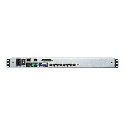 Aten | 1-Local/Remote Share Access 8-Port Cat 5 Dual Rail 17" LCD KVM over IP Switch with Daisy-Chain Port | KL1508AIMA-AG
